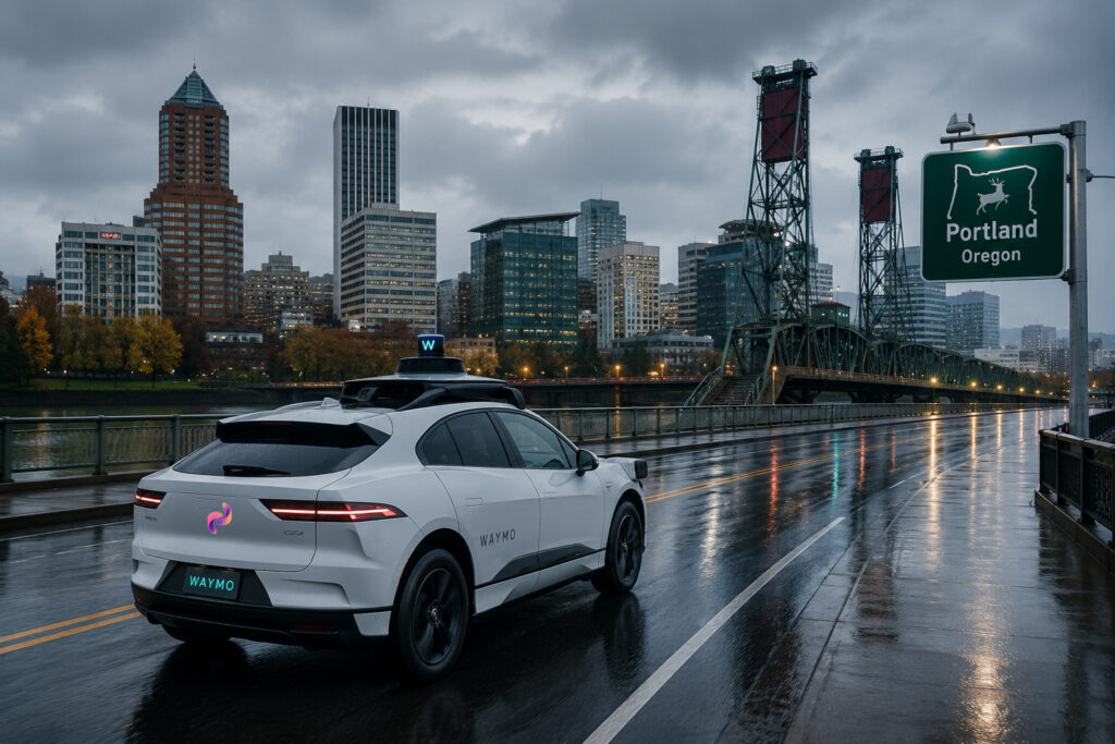 Waymo en portland robotaxis