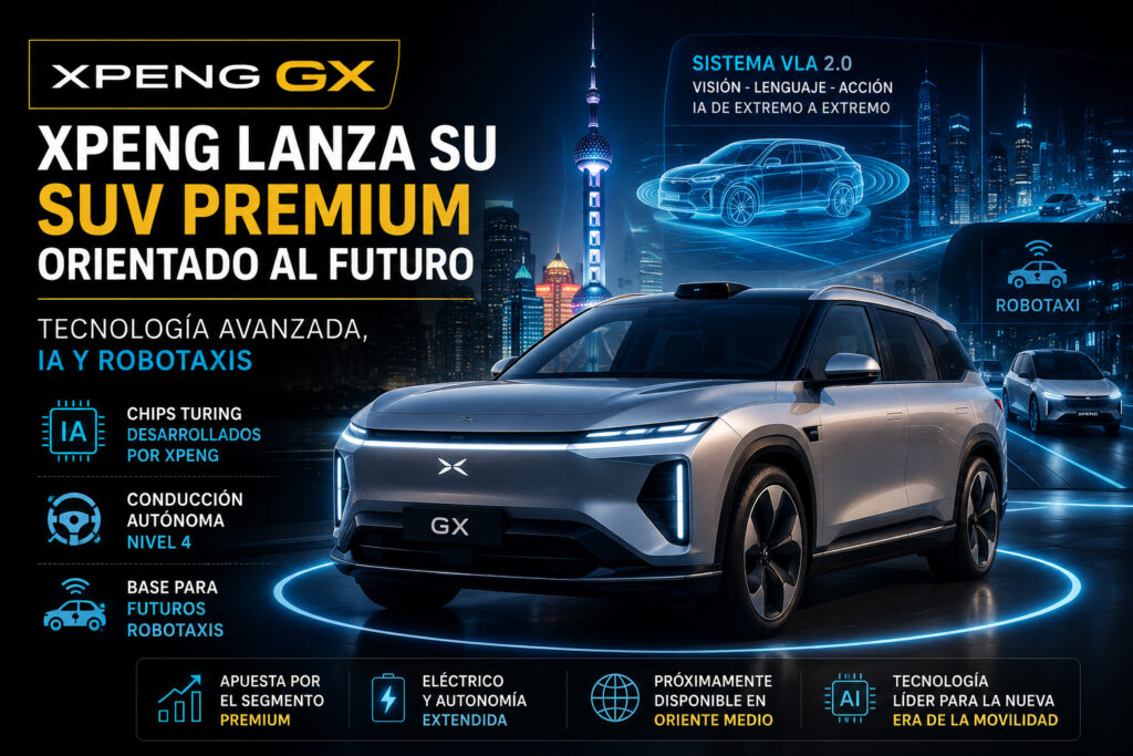 Xpeng presenta el nuevo SUV GX